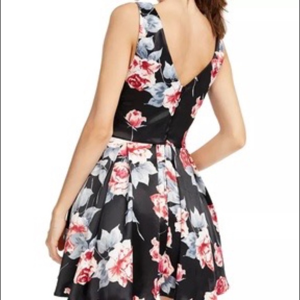 Trixxi Junior Short Floral Print Fit and Flare